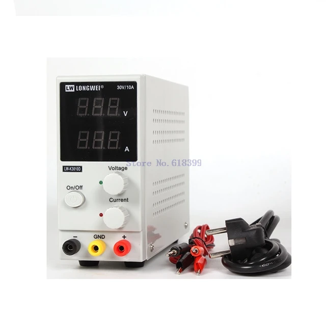 

A5-- New 30V 10A LED Display Adjustable Switching Regulator DC Power Supply LW-K3010D Laptop Repair Rework 110v - 220v