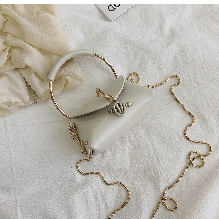 Mini Heart Chain Women's Handbags Purse Pu Ladies Round Top-handle Hand Bags Small Woman Shoulder Evening Clutch Totes Bags 2019 (19)