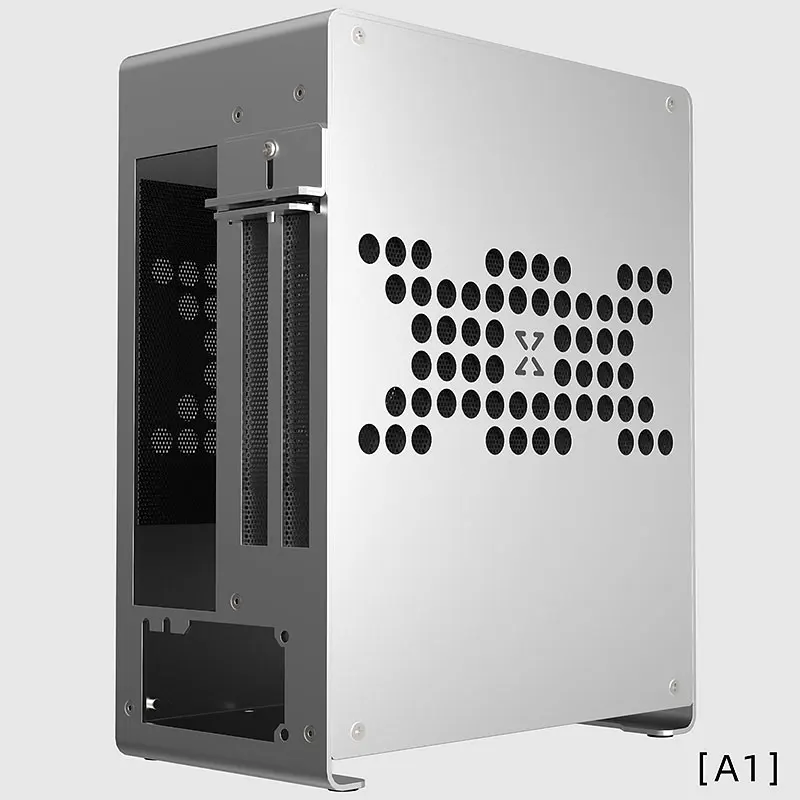 

A1 полностью алюминиевый HTPC Mini ITX настольный компьютер чехол поддержка башни 1U источник питания независимая графическая карта портативный корпус