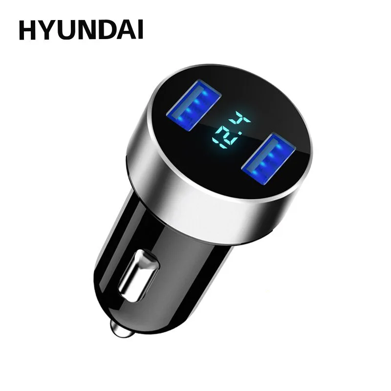 

Car Mounted Charger Modern Car Cigarette Lighter Car Charger Double USB Large Current Multi-functional with Digital Display Fast