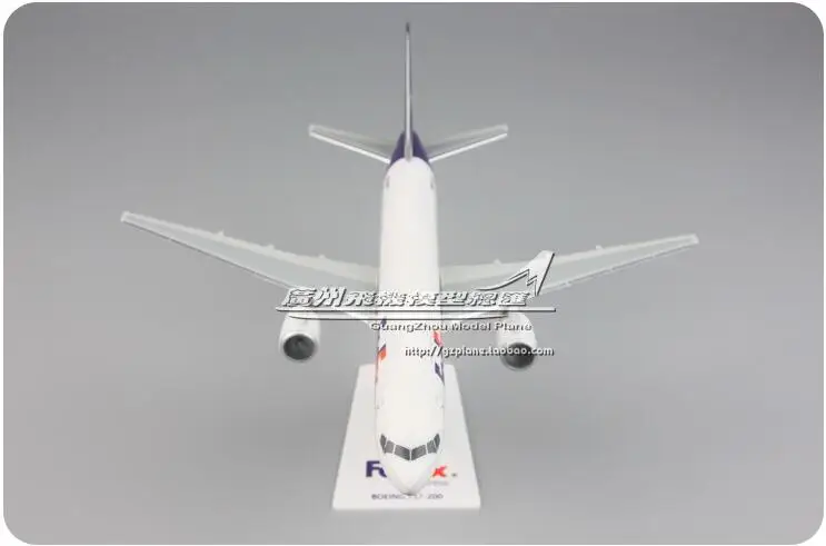 24 см Пластиковый FedEx модель самолета B757-200 N901FD авиакомпания модель самолета W Стенд самолет подарок