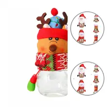 

Wear-resistant Plastic Christmas Santa Elk Snowman Candy Storage Bottle for Kids