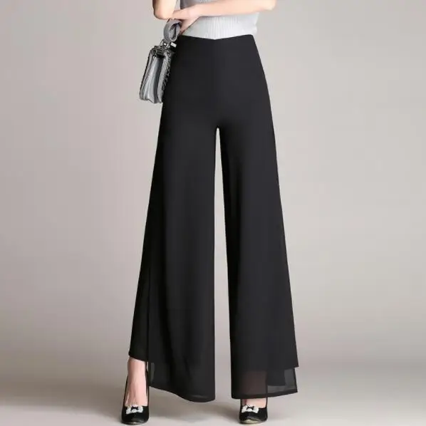 2020 женская черная рабочая одежда дамские облегающие танцевальные брюки-кюлоты