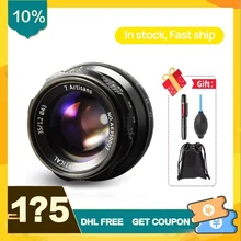 7 handwerker 35mm F 1,2 Prime Objektiv für sony E-mount für Fuji XF APS-C Kamera Manuelle Spiegellose fix Fokus Objektiv A6500 A6300 sony a7ii