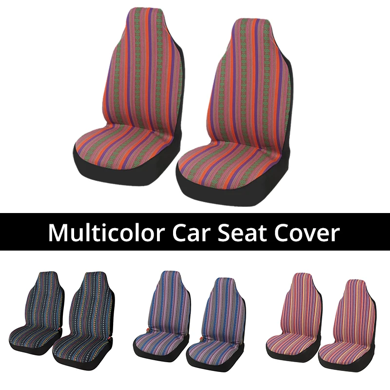 Super Soft Velour Car Seat Covers for Front Bucket Seats Charcoal//Black