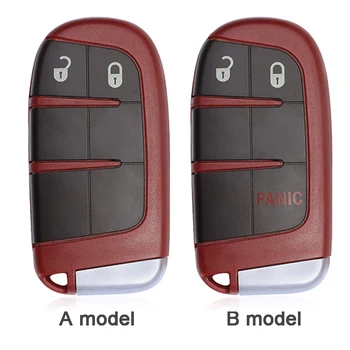 Keyforkess per Dodge Challenger caricatore Dart Durango, per Chrysler 300 sostituzione 2 2 1 3/ 3 1 4/ 4 1 5 pulsanti telecomando Shell Fob - KEYECU per Dodge Challenger caricatore Dart Durango per Chrysler 300 sostituzione 2 2 1 3