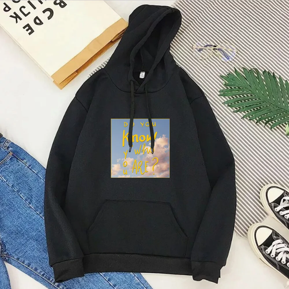

Harry Styles Sweatshirt Do You Know Who You Are Print Pullovers Fall 2020 Women Clothing Harry Styles Kawaii Hoodies