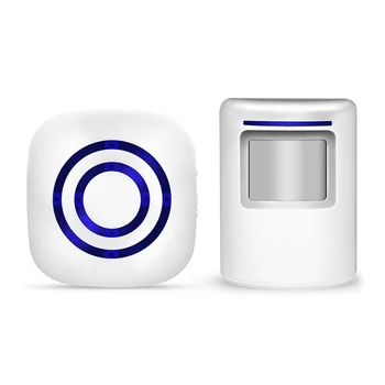 

1pcs Visitor Doorbell Wireless PIR Store Shop Welcome Motion Sensor Entry Visitor Doorbell Alarm Door Bell Winkel Bel