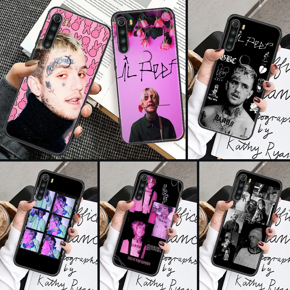 Чехол для телефона rapper lil peep Xiaomi Redmi Note 7 8 9 10 7A 8T 9A 9T 9S 10S Pro черный художественный