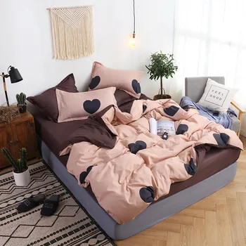 

Slow Dream Fitted Sheets On Elastic Band Bedding Set Nordic Rubber Sheet Double Twin Bedspread Duvet Cover Set Bed Linen XHS0136