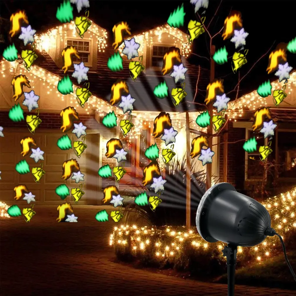 

Led Christmas Day Pattern Projection Light Snow Light Snow Light Snowflake Projector Outdoor Lawn Light