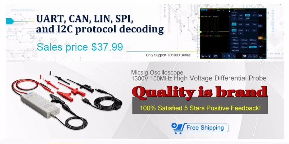 Digital Tablet Oscilloscope TO1104 100MHz 4CH 28Mpts Oscilloscopes Automotive Diagnostic Touchscreen Digital-oscilloscope Sales