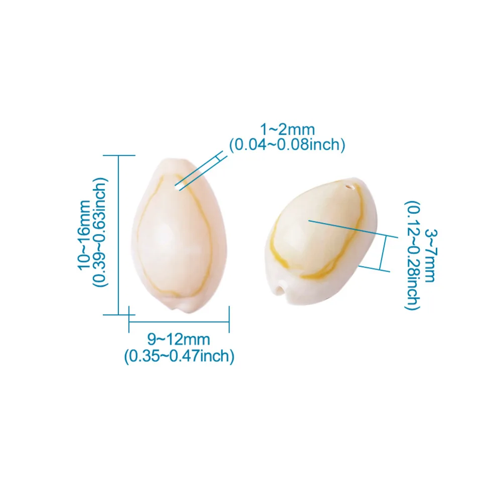 Спиральные стеклянные бусы ракушки каури для самостоятельного изготовления ювелирных изделий овальные раковины 9~ 12x10~ 16x3~ 7 мм, отверстие: 1~ 2 мм; около 120~ 150 шт./кор