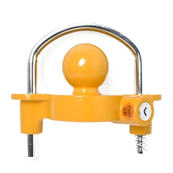 

U-Type Trailer Hitch Coupler Lock Trailer Adjustable Anti-Theft Hitch Ball Lock