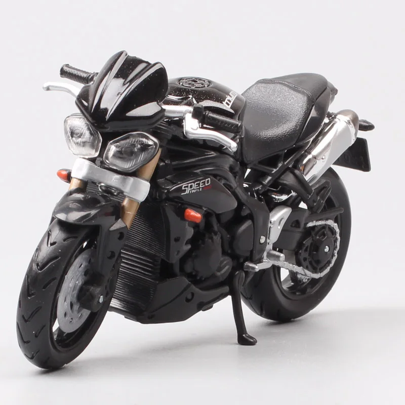 1/18 масштабный маленький bburago 2011 Triumph ST speed, тройной Тигр 1050, спортивный велосипед, мотоцикл, Diecasts, игрушки для детей