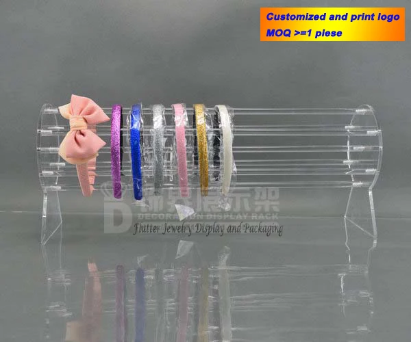 Factory Directselling Acrylic Headwear Display Stand Headband Showing Rack Hair Accessories Jewelry Holder Removable | Украшения и