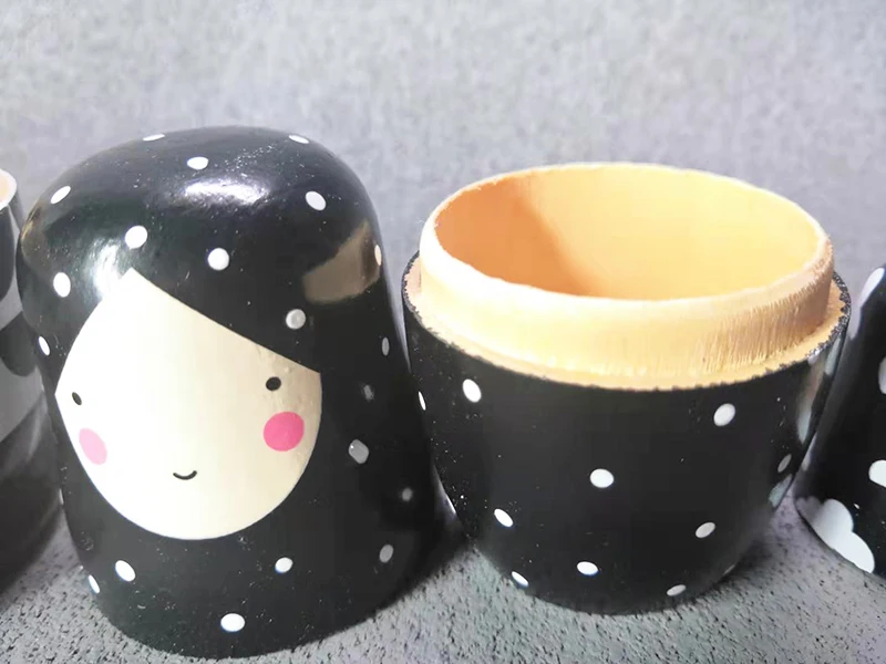 5 шт. в наборе, русские Матрешки, деревянные Matryoshka куклы, ручная роспись, складные куклы, коллекционная игрушка, 5 дюймов высотой 5,5*12,5 см