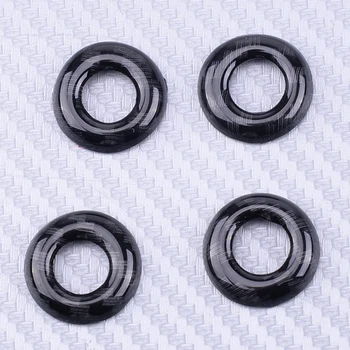 

DWCX 4pcs New Carbon Fiber Style Inner Car Door Lock Pins Ring Cover Trim Fit For Jeep Grand Cherokee 2011-2016 2017 2018 2019