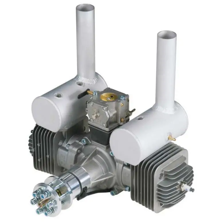 US $979.00 DLE170 170CC TWIN GAS ENGINE WITH ELECTRONIC IGNITION AND MUFFLERS DLE170 Airplane FPV Radio Remote Control Model RC Plane Two