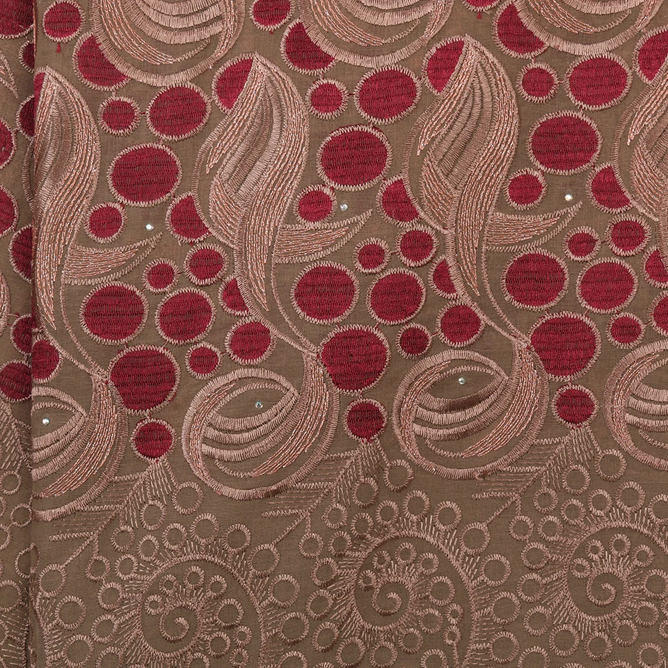 Сухая кружевная ткань высокого качества хлопок кружевная ткань швейцарская кружевная ткань с камнями для нигерийских платьев KS2962B-2