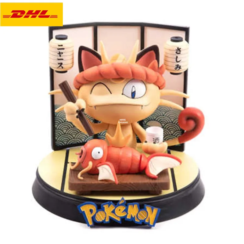 8 "мультяшная статуя домашних животных Magikarp бюст Meowth полная длина портрет креативная особенность Искусство ремесло GK фигурка игрушка