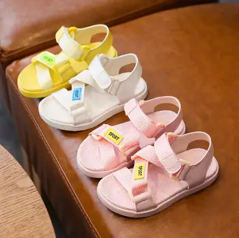 

New Summer Mesh Girls Sports Shoes Fashion Baby Children Casual Beach Sandals For Girl Boy Kids Soft Sandals Pink Girls Sneaker