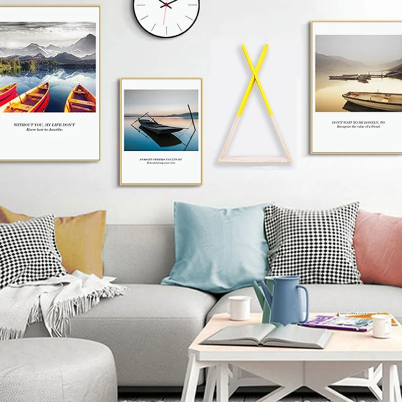 Трехгранная настенная рамка полка для дома стойка для демонстрации украшения гостиной спальни детской комнаты Стеллаж для хранения ремесел