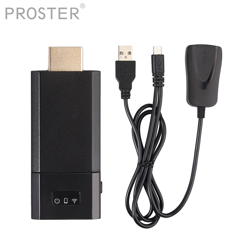 Proster 1080P беспроводной WiFi Дисплей адаптер с HDMI выход интерфейс HDMI для Miracast DLNA AirPlay tv Stick Netflix