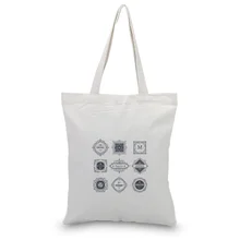 Сумка Холщовая Сумка на заказ с принтом логотипа декоративный узор текст DIY ежедневное использование Экологичные многоразовые хозяйственные сумки переработка