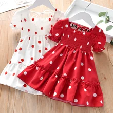 LZH – robe d'été à manches courtes pour petites filles, vêtements pour enfants de 2, 3, 4, 5, 6, 7 ans, 2021 