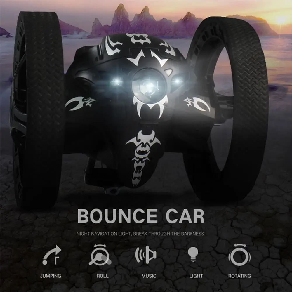  C6 RC Car Bounce Car Remote Control Toys RC Robot 70cm High Jumping Car Radio Controlled Cars Machi