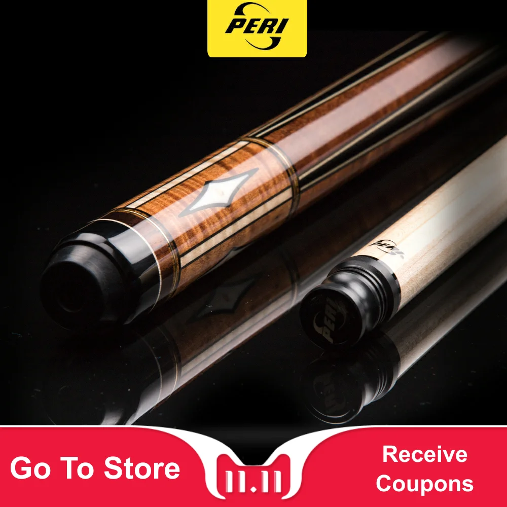 

PERI PCB-01 Carom Billiard 12mm Tip Hard Maple 3 Cushion Game Cue High-Quality Carom Cue for Champion Professional Athlete 2019