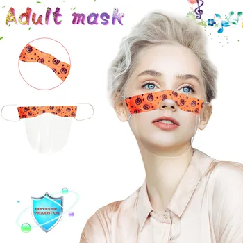 

1/4/5/10pcs Mascarilla Reutilizable Mujer Shield Mask For Face Washable Reusable Comfortable Transparent Pvc Visual Mask