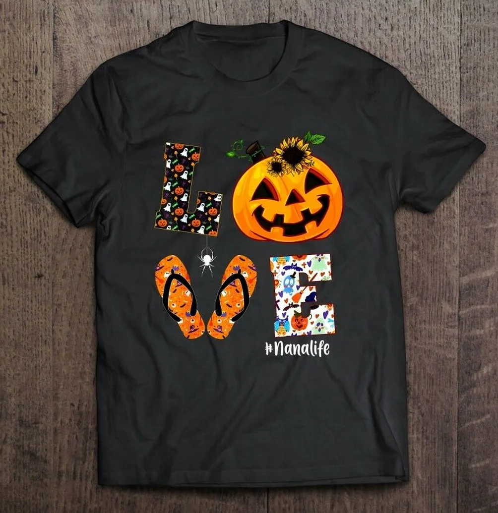 Love #Nanalife Halloween Version Men T-Shirt S-3Xl Festive Tee Shirt | Мужская одежда