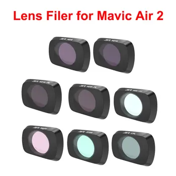 

8 in 1 Set Mavic Air 2 Drone Camera Gimbal Lens Filter UV CPL ND Camera Lens Protector for DJI Mavic Air 2 Accessories