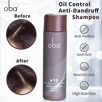 

Oba Hair Salon Oil Control Shampoo Triple Lotion Anti Dandruff Itch Oily 250g Profissional Genuine Unisex (A10)