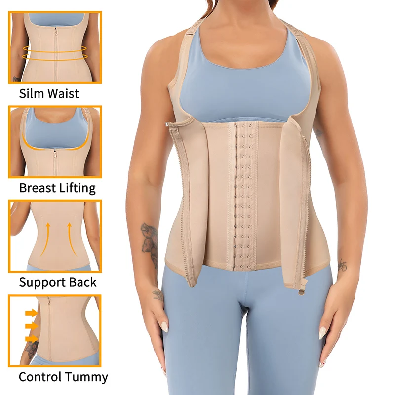 Waist Trainer Corset for Weight Loss Tummy Control Sport Workout Body Shaper Tops Slimming Belt Modeling Strap Reductive Girdle