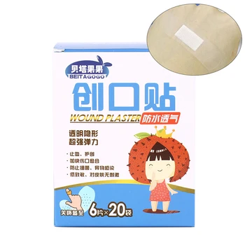 

120Pcs/box Disposable Transparent Band Aid Invisible Bandages Waterproof Adhesive Bandages Band Aid Supplies