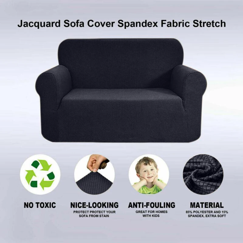 Великобритания Флис Диван Footstool чехол эластичный стрейч Slipcover протектор утолщенный