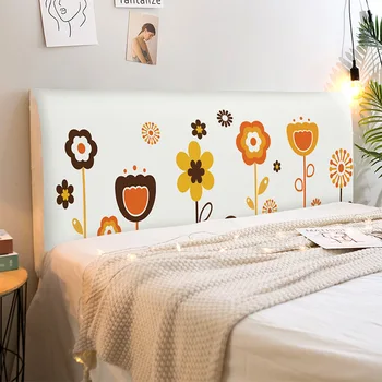 

Cartoon Minimalist Modern Bed Head Cover Full Enclosed Elastic Dust-proof Bed Head Cover/ Protective Cover
