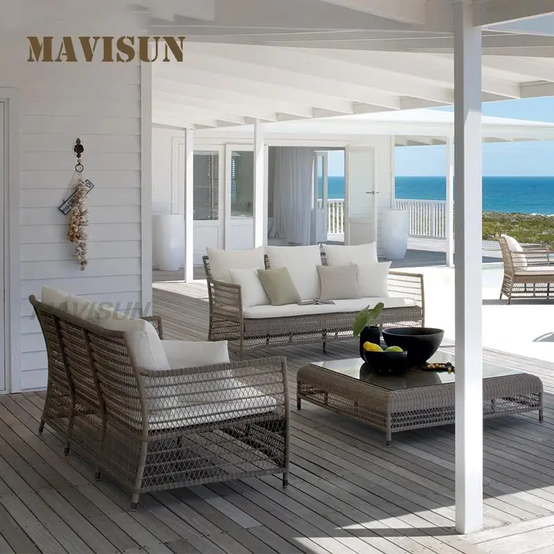 Modern Sun Lounger Lazy Sofa Rattan Wicker Furniture Post-Modern Chaise Chairs Loveseat Couch For Camping Waiting Hotel Chairs