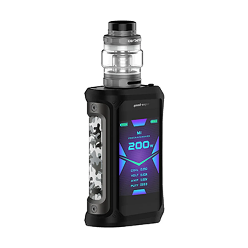 Новый набор Geekvape Aegis X TC с 5 мл/2 мл резервуаром Cerberus и 2 4 дюймовым oled экраном