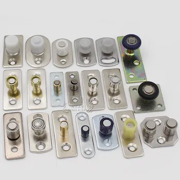 

1pcs Sliding door positioner fittings parts Sliding door track anti-swing positioner pulley limit guide wheel lower wheel