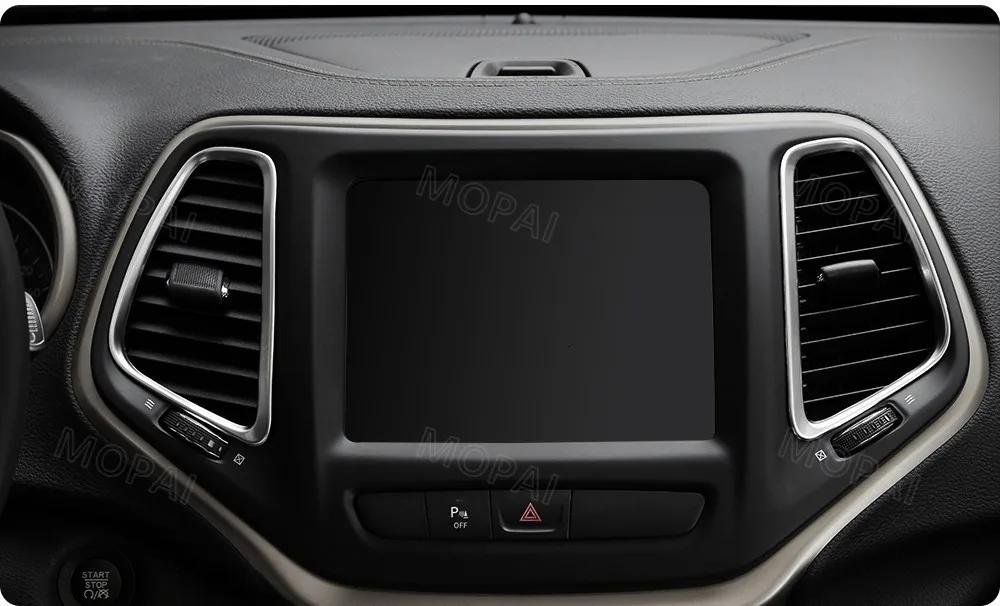 MOPAI, автомобильные наклейки для Jeep Cherokee, на вверх, автомобильный Кондиционер, вентиляционное отверстие, декоративная крышка для Jeep Cherokee, автомобильные аксессуары