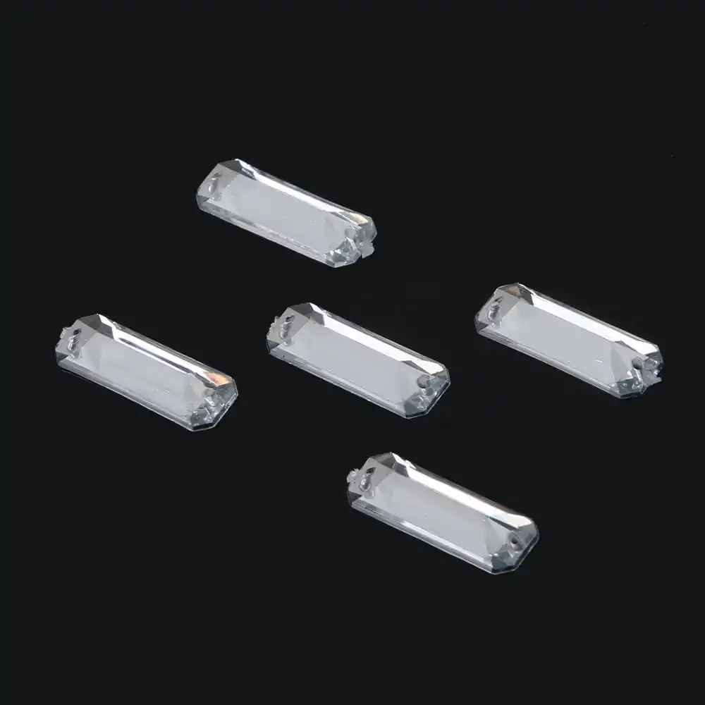 50 200 шт. 5x1 0/6x18 мм прямоугольная сетка Лицевая поверхность акриловые стразы