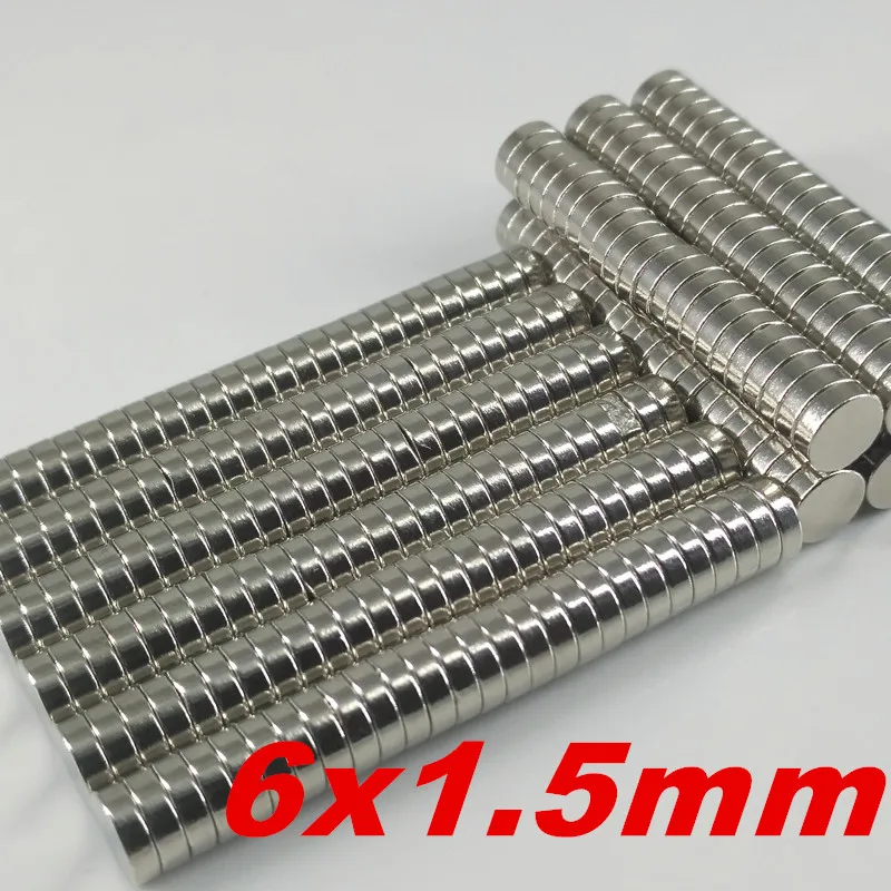 Round Magnets Neodymium Mini Super Strong N35 Small 5x1 6x1 7x1 10x1