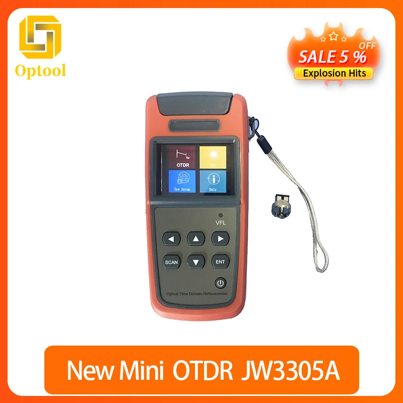 JW3305A OTDR 60 км оптический волоконный рейнджер рефлектометр времени мини-Тестер 1550