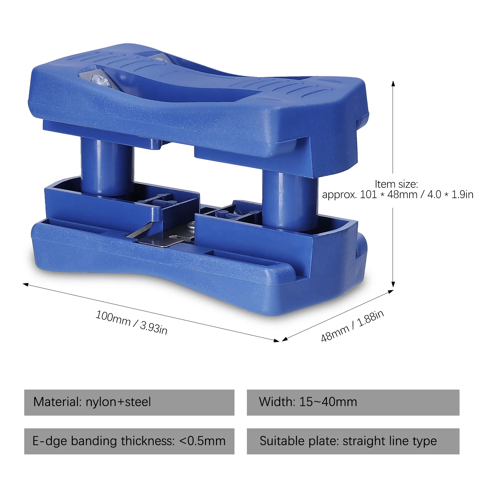 Manual Trimmer 1540mm Woodworking Trimmers Plate Edges Banding Machine