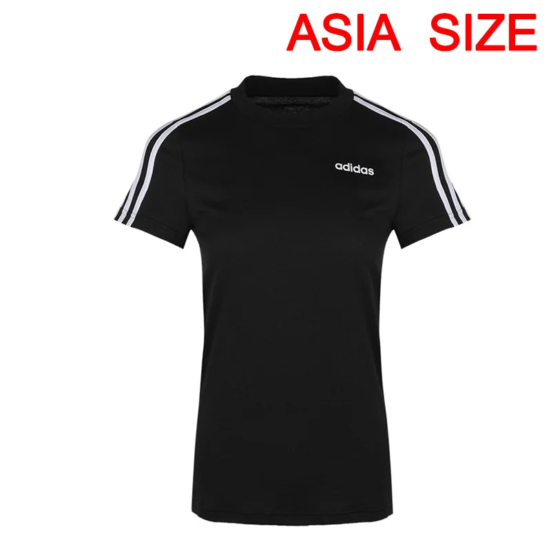 Новое поступление Adidas W E 3S футболка зауженного кроя Для женщин футболки с коротким рукавом спортивный костюм - Цвет: DP2362