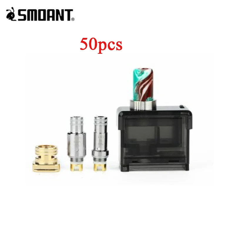 

Up to 50pcs!!! Smoant Pasito Pod Cartridge 3ml Capacity wi/1.4ohm MTL Coil& 0.6ohm DTL Coil for Smoant Pasito Kit Vape Vaporizer